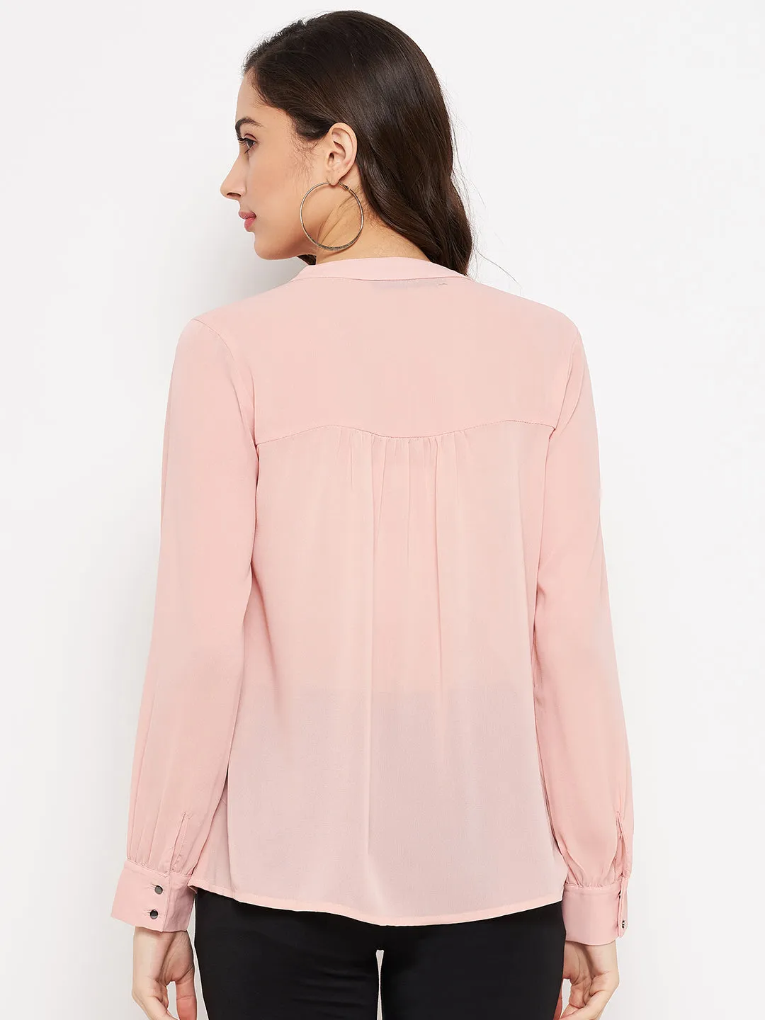 Madame High Neck Solid Top